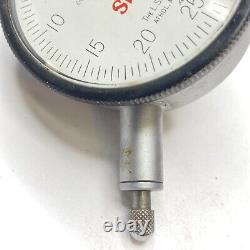 STARRETT 25-131J Dial Indicator Jeweled. 0005 Grad. 125 Range with Box USA