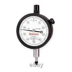 STARRETT 25-141J Dial Indicator, 0 to 0.250 In, 0-50-0 4CEP9