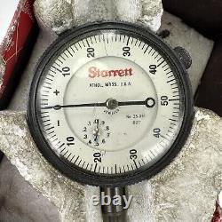 STARRETT 25-341J Dial Indicator, 0 to 1 In, 0-50-0