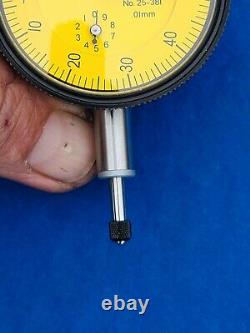 STARRETT 25-381 Metric Dial Indicator 0 to 10 mm Range