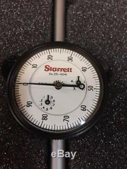 STARRETT 25-4041J Dial Indicator Long Range Travel 0.375 Stem Diameter machinist