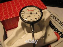 STARRETT 25-441J DIAL INDICATOR 1 TRAVEL WithATTACHMENT (no engravings)