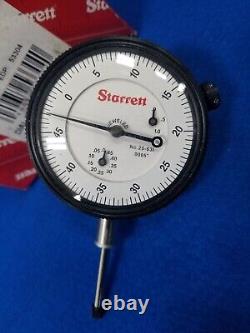 STARRETT 25-631J Dial Indicator, 0 to 1 In, 0-50-0