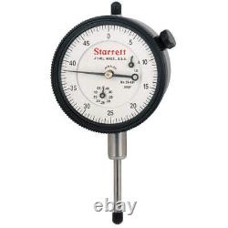 STARRETT 25-631J Dial Indicator, 0 to 1 In, 0-50-0 4CER7