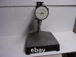 STARRETT #653 Dial Comparator. Cast Iron Base. With656-441 Indicator used