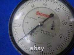 STARRETT #655-2041 Dial Indicator 0-2 Long Range. 001 Graduation