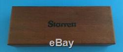 STARRETT 657 MAGNETIC BASE WITH No. 196 dial indicator Original wood box