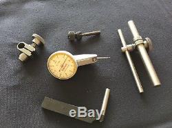 STARRETT #708A Dial Test Indicators withDovetail Mounts & Attachments. 0001