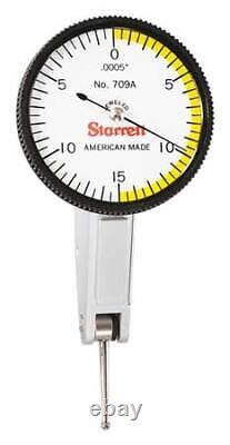 STARRETT 709AZ Dial Test Indicator, Hori, 0 to 0.030 In 2ZUK2