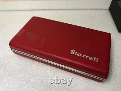 STARRETT 711 HSAZ+ Dial Indicator. 0005 with 2 tips and Friction Swivel Shank