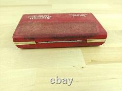 STARRETT 711 LAST WORD DIAL TEST INDICATOR. 001 READ WithACCESSORIES & CASE
