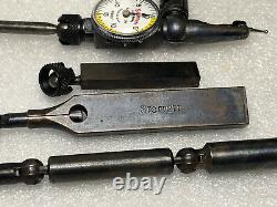 STARRETT 711 LSCZ+ Dial Indicator. 0005 with 2 Carbide tips