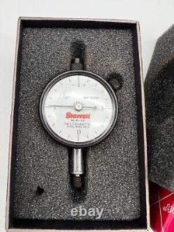 STARRETT 81-142J Dial Indicator 0.050 Range by. 01 withBox EDP53402 81-142 USA