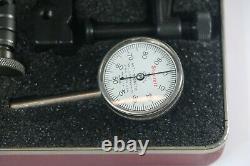STARRETT Back Plunger Dial Test Indicator 196A1Z No. 196 & Attachments Machinist