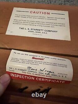 STARRETT DIAL 6in RANGE LARGE FACE Indicator No. 656-6041 machinist tools