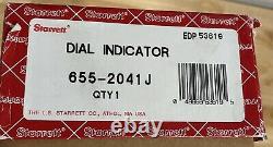 STARRETT DIAL INDICATOR 655-2041 J (0-2 X 0.001) Used