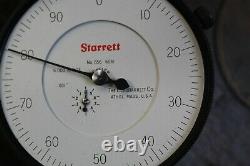 STARRETT DIAL INDICATOR #656-6041 / 0-6, Long Range, Original Box, See Pics