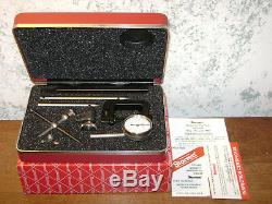 STARRETT DIAL TEST INDICATOR NO196A1Z with CASE, BOX & ATTACHMENTS NEW OLD STOCK