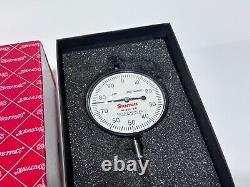 STARRETT Dial Indicator 0 to 0.25 Range Continuous 0-100 Dial Reading 655-241J