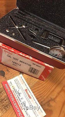 STARRETT Dial Test Indicator # 196A1Z withOriginal Red Box -Vintage LOOKS UNUSED
