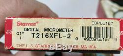 STARRETT Digital Micrometers, Dial indicators + Mag base used