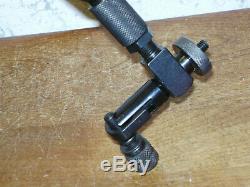 STARRETT FLEX ARM MAGNETIC BASE NO 657 with MITUTOYO. 001 Inch DIAL INDICATOR
