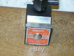 STARRETT FLEX ARM MAGNETIC BASE with HEALD DIAL INDICATOR