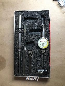 STARRETT LAST WORD 711 DIAL INDICATOR. 0005 WITH Some ACCESSORIES