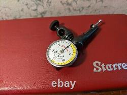 STARRETT LAST WORD DIAL INDICATOR NO 711 with CASE TOOLS LOOK NEW