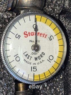 STARRETT Last Word Dial Test Indicator kit 711GCSZ