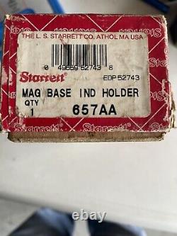 STARRETT MAGNETIC BASE NO 657AA with BOX