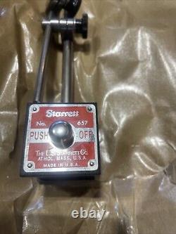 STARRETT MAGNETIC BASE NO 657AA with BOX NEW