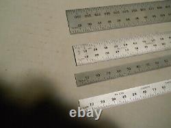 STARRETT Magnetic Base & Metric Indicator, (4) mm rules Package Deal used