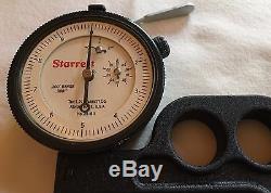 STARRETT NO. 1015 SERIES PORTABLE DIAL THICKNESS GAGE With NO. 25-611J INDICATOR