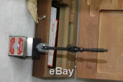 STARRETT NO. 657 Wooden Box Set MAGNETIC BASE