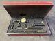 STARRETT NO. 711 DIAL INDICATOR LAST WORD SET WithCASE COMPLETE. 001 verySENSITIVE