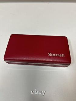 STARRETT NO. 711 DIAL TEST INDICATOR LAST WORD SET WithCASE COMPLETE