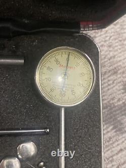 STARRETT No. 196 Dial Test Jeweled Indicator Set in Padded Case