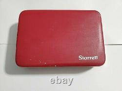 STARRETT No. 196 UNIVERSAL DIAL TEST INDICATOR KIT WITH HARD CASE