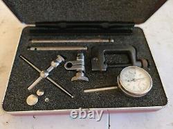 STARRETT No. 196 UNIVERSAL DIAL TEST INDICATOR in case complete