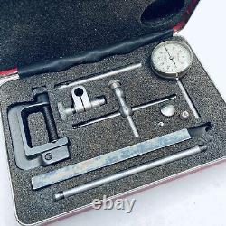 STARRETT No. 196A1Z Dial Test Jeweled Indicator Set in Padded Case