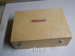 STARRETT Pistol Grip 2-3 Dial Internal Micrometer Wood Case used