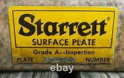 STARRETT Surface Plate Dial Comparator Granite Base Gage with Westhoff Indicator