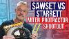Sawset Pro Vs Starrett Miter Protractor Miter Protractor Shootout