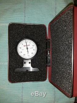 Starret depth gauge dial indicator
