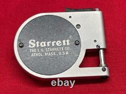 Starrett 1010Z Dial Indicator Pocket Gage 0.375.001, 0-100, 1/2 IN STOCK