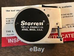 Starrett 1010Z Dial Indicator Pocket Gage, 0.375 Range, Brand New
