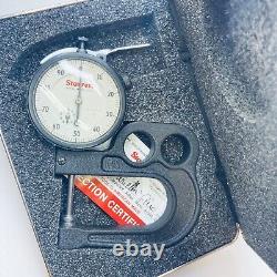 Starrett 1015B-441J Portable Dial Indicator Thickness Gauge Inch Reading NICE