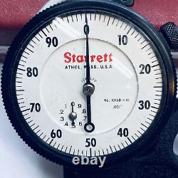 Starrett 1015B-441J Portable Dial Indicator Thickness Gauge Inch Reading NICE