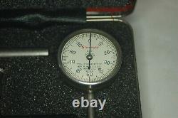 Starrett 196 Back Plunger Dial Indicator Test Kit With Case USA